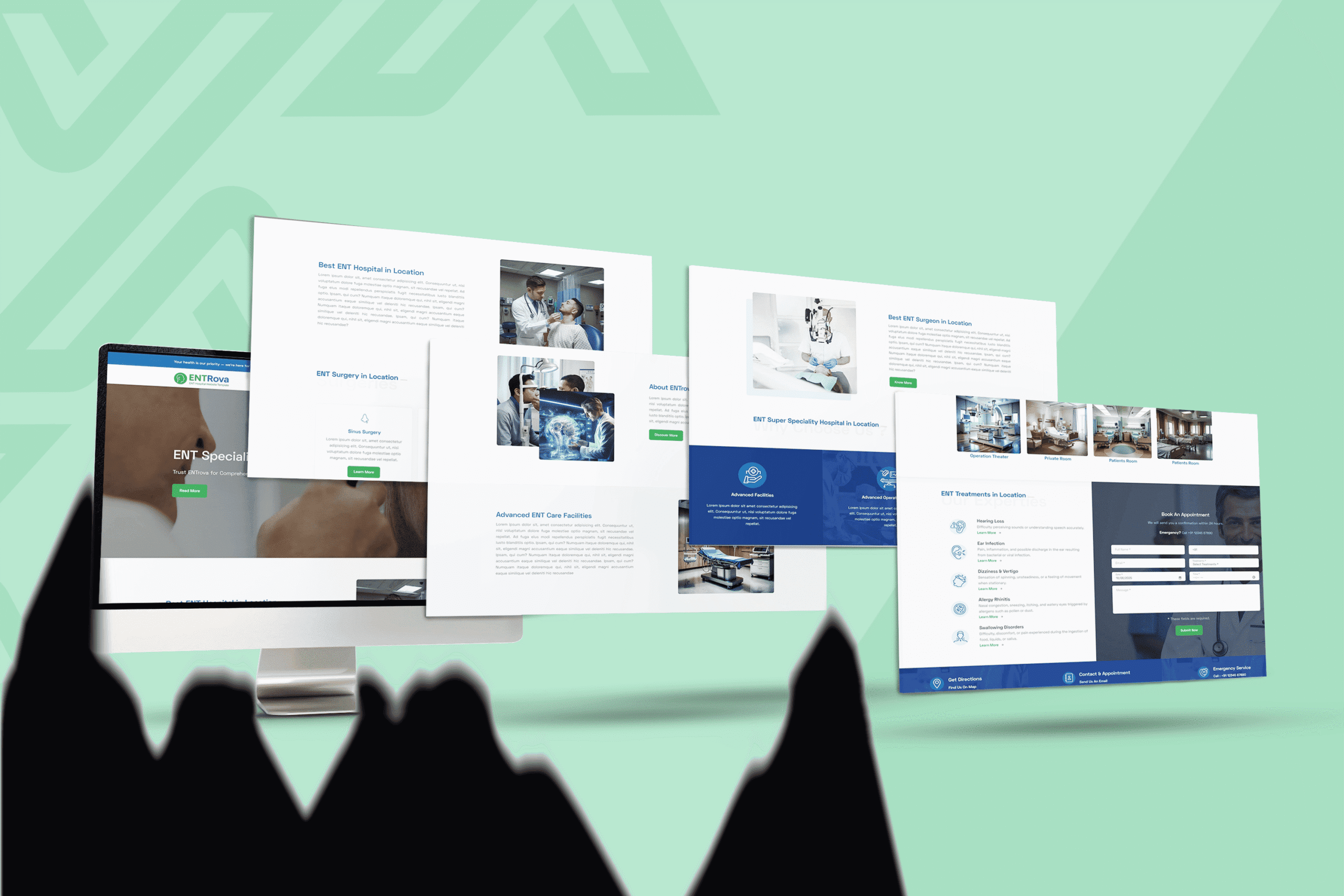 ENTRova – Free React & Next.js Template for ENT Clinic Websites