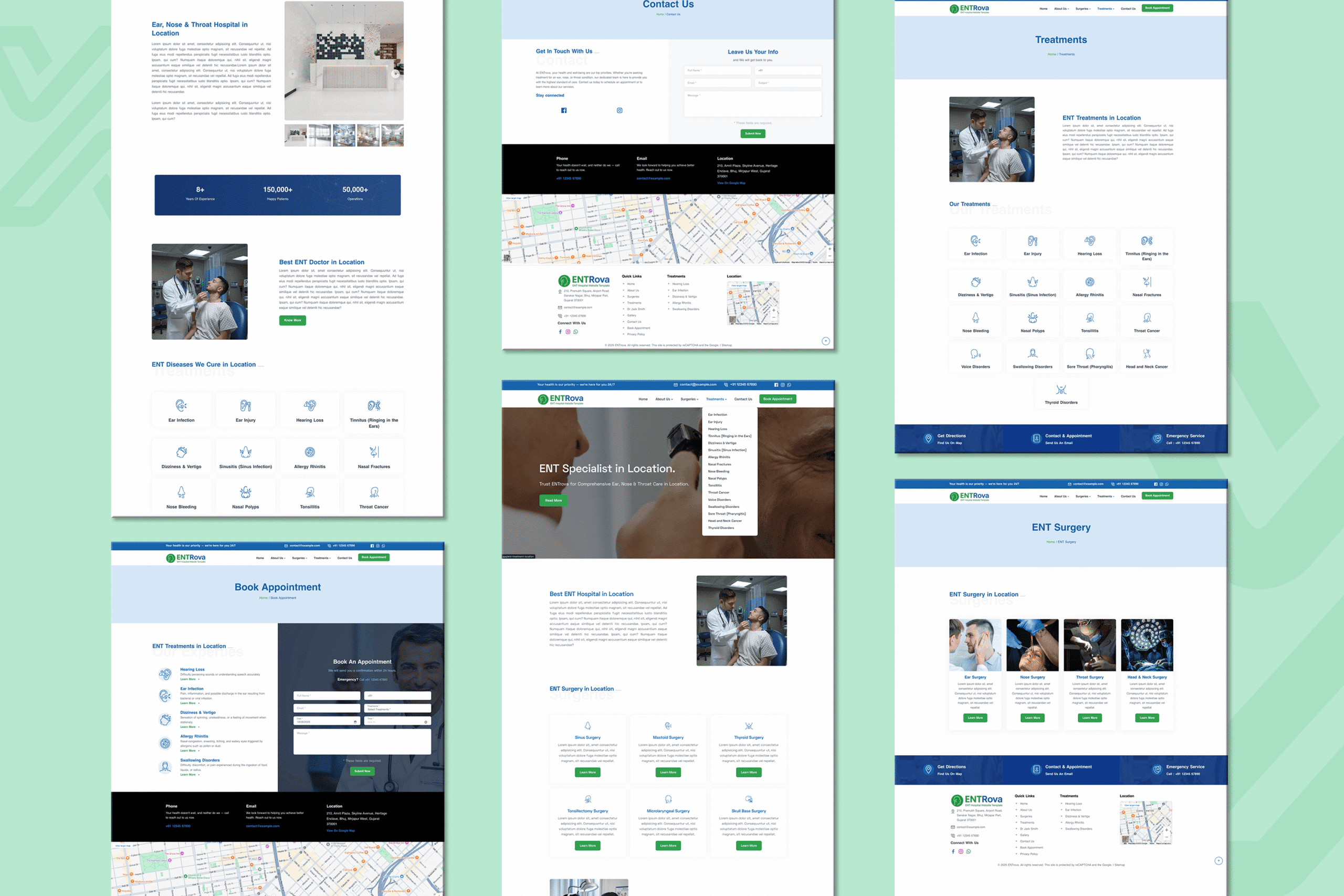 ENTRova – React Next.js Template for ENT Hospitals, Doctors & Specialists