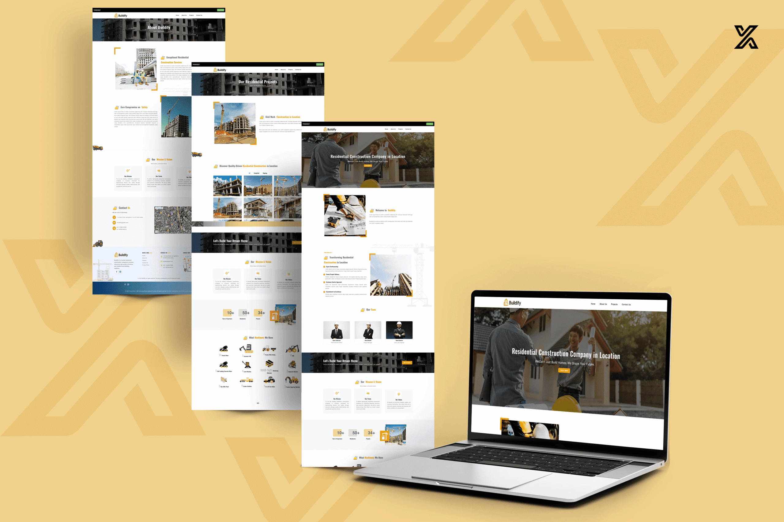 Buildify – React Next.js Template for Construction Companies & Builders