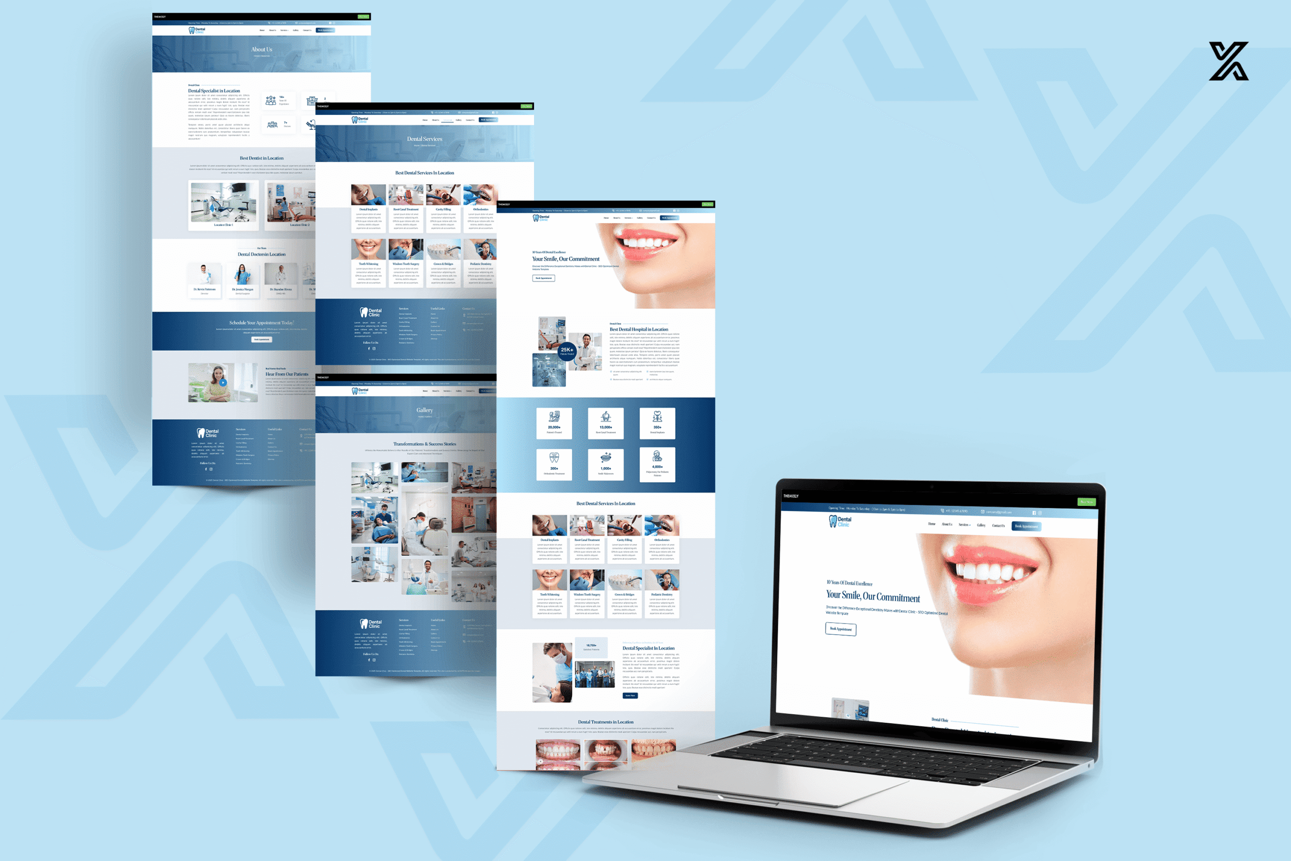 DentalClinic – Professional React & Next.js Template for Dental Websites