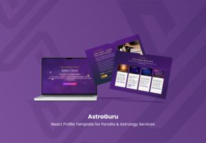 AstroGuru – React Profile Template for Pandits & Astrology Services | Themixly