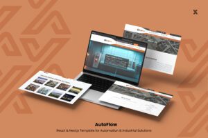 AutoFlow – React & Next.js Template for Automation & Industrial Solutions