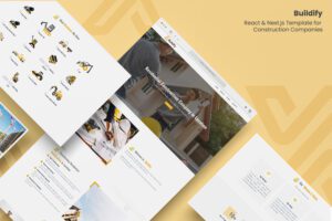 Buildify – React & Next.js Template for Construction Companies | Themixly