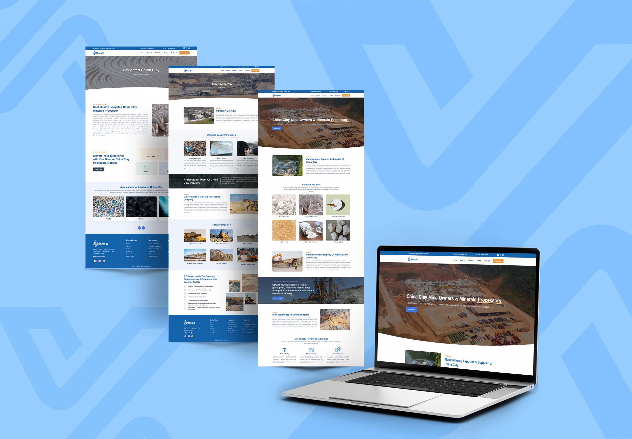 Mineralo – React & Next.js Template for Industrial Minerals | Themixly | Image 3