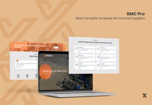 RMCPro – React Template for Ready Mix Concrete Suppliers | Themixly