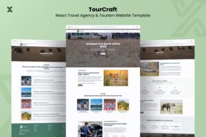 TourCraft – React Travel Agency & Tourism Website Template | Themixly
