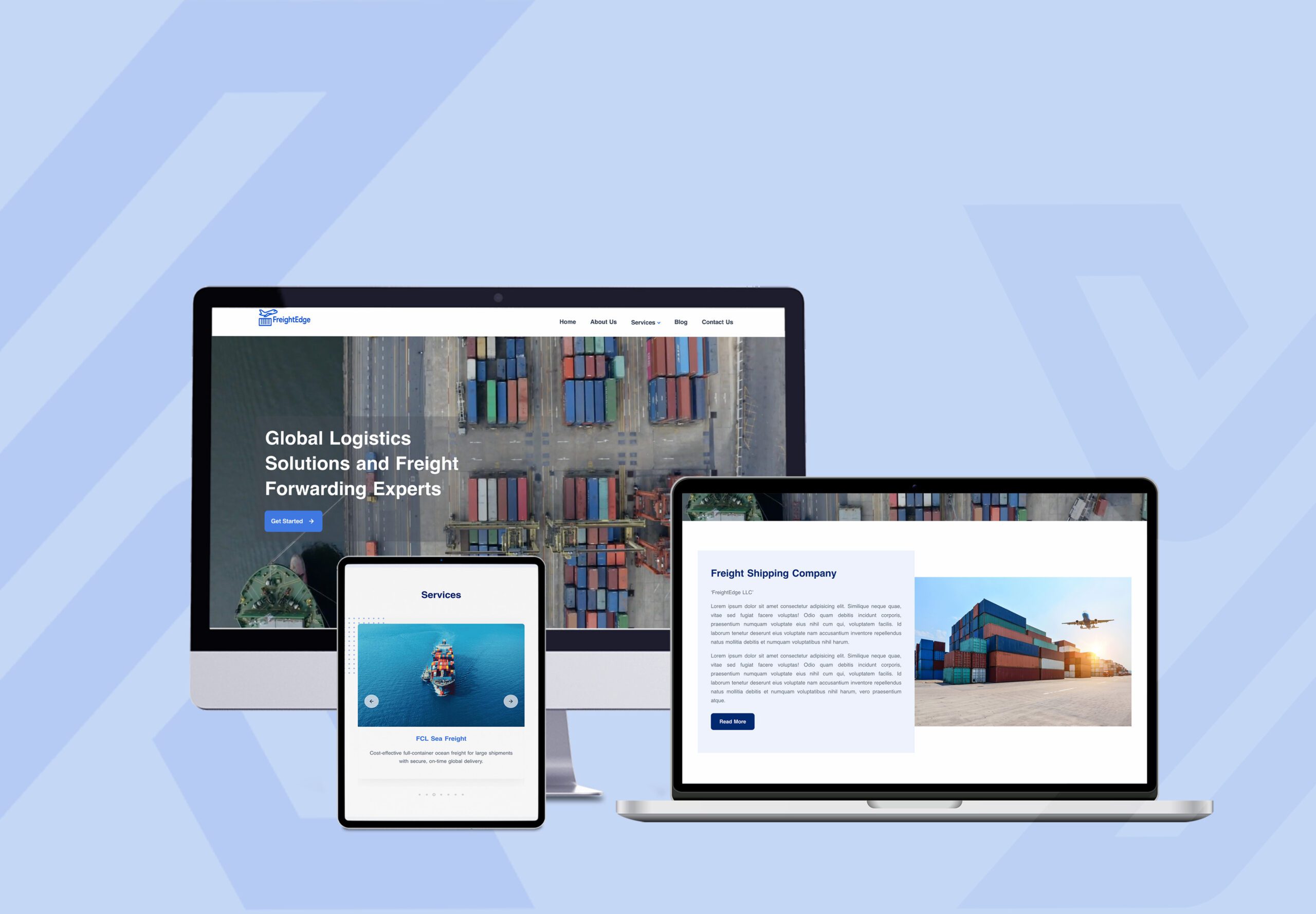 FreightEdge – React & Next.js Template for Freight Forwarding | Themixly | Image 2