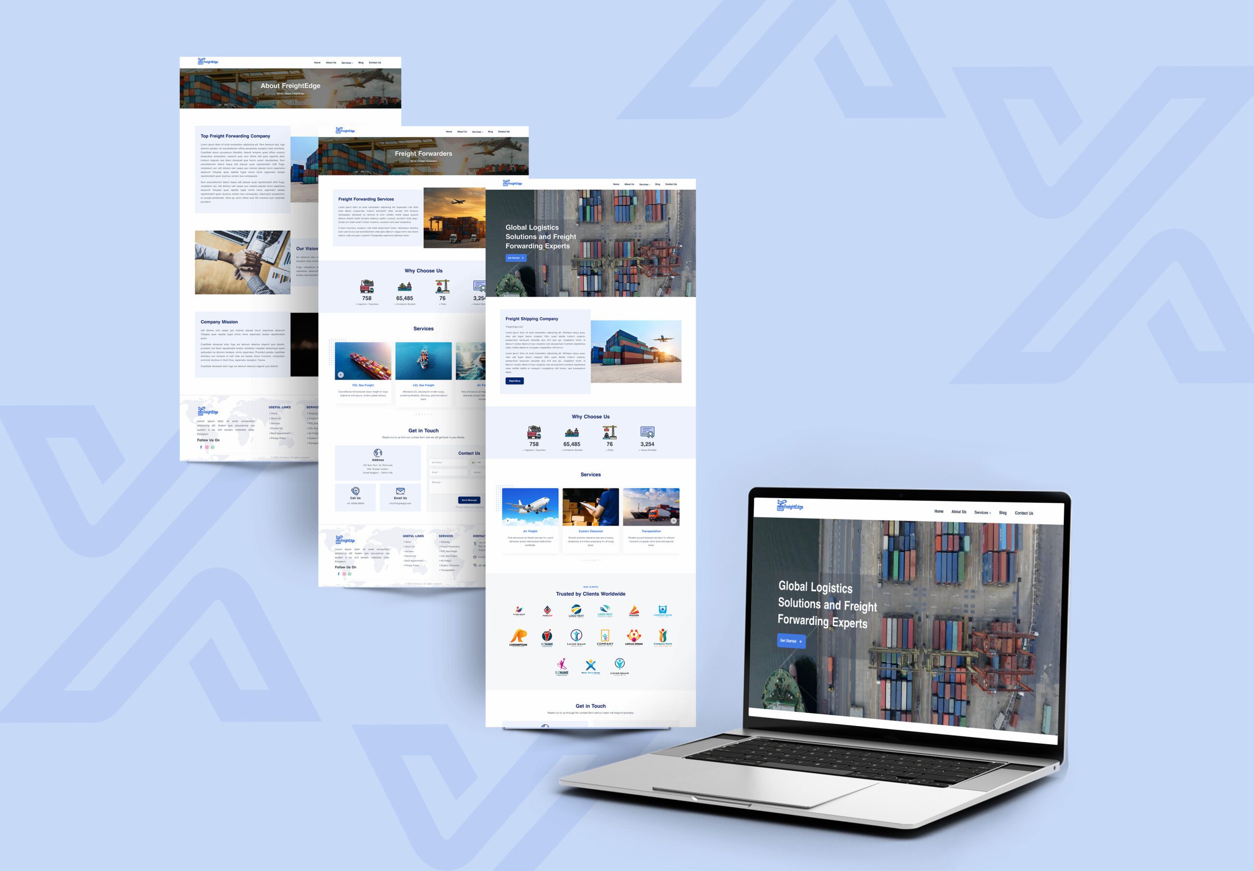 FreightEdge – React & Next.js Template for Freight Forwarding | Themixly | Image 3