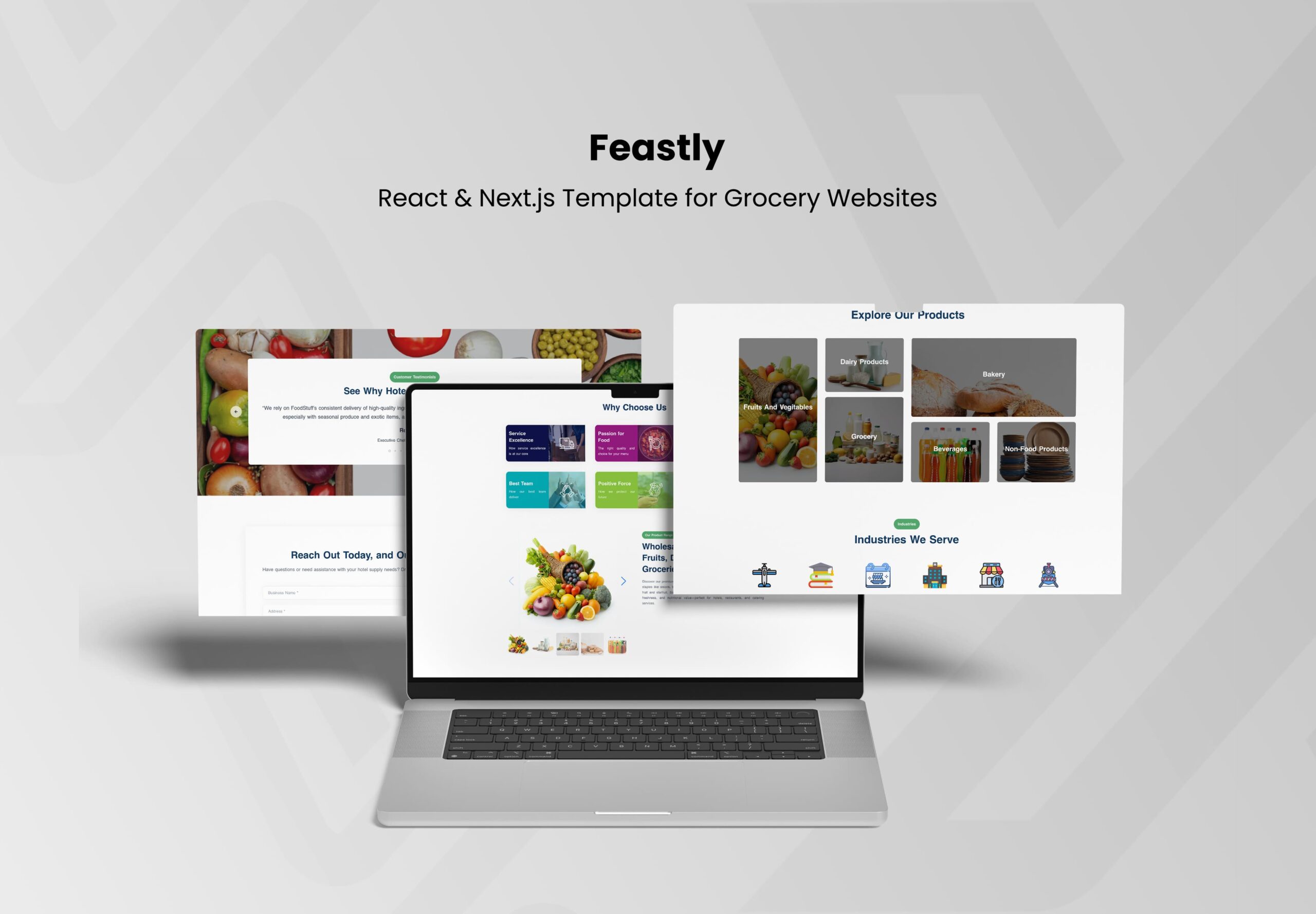 Feastly – React & Next.js Template for Grocery Websites | Themixly