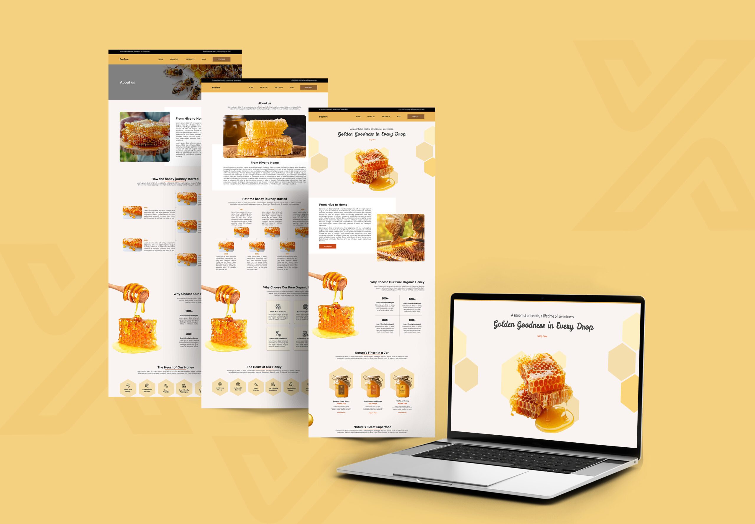 BeePure - Pure Honey, Organic Store & Nature React Theme | Themixly | Image 3
