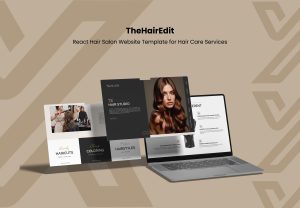 TheHairEdit – React Hair Salon Website Template for Hair Care Services