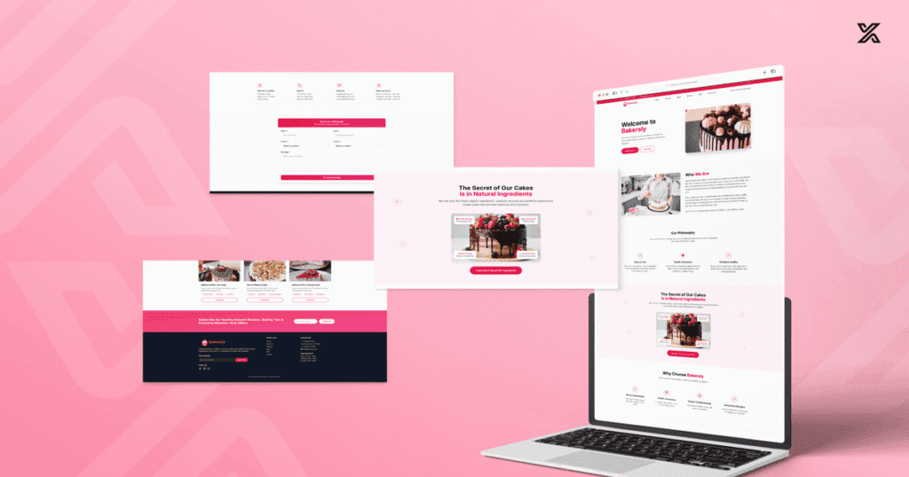 High-Conversion React Template For Cookie Shops, Bakers & Dessert Cafes