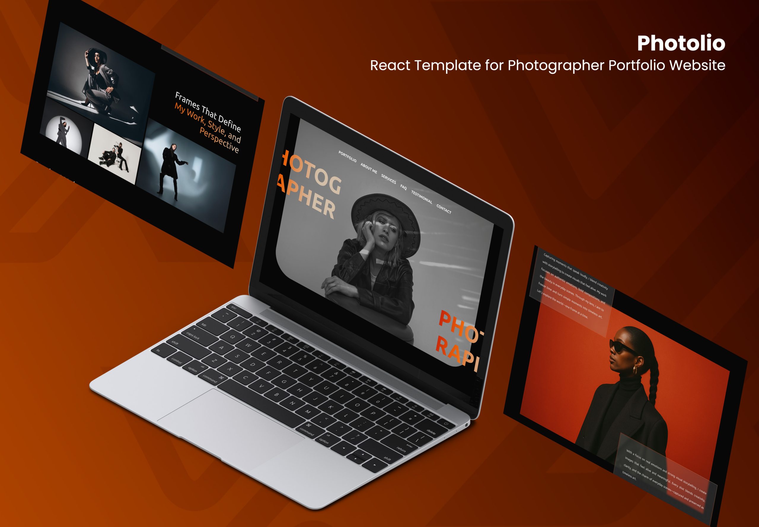 Photolio – React Template for Photographer Portfolio Website