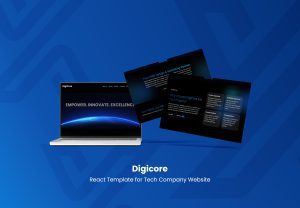 DigiCore – React Template for Tech Company Website