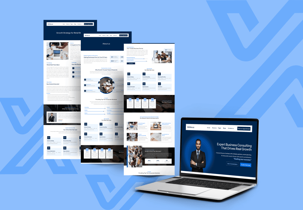 How a Business Consulting Website Template Helps Agencies Win Clients