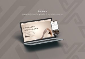 Calmora – Yoga Website React Template for Fitness & Wellness center